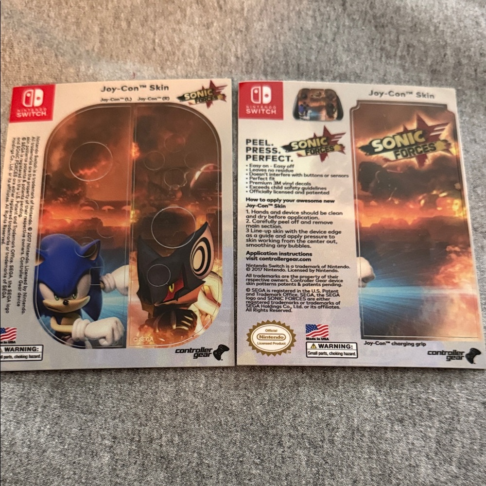 Nintendo Switch Sonic Forces Joy-Con Skin